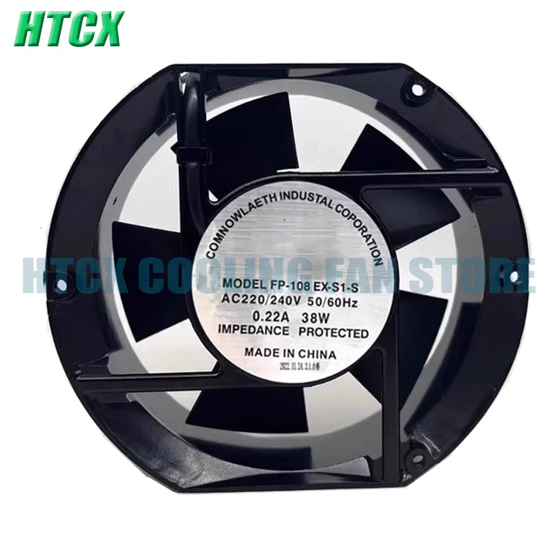 Working for FP-108EX-S1-S 220V 38W 0.22A Axial Fan 170*150*51mm 2pin Well Tested
Working for FP-108EX-S1-S 220V 38W 0.22A Axial Fan 170*150*51mm 2pin Well Tested