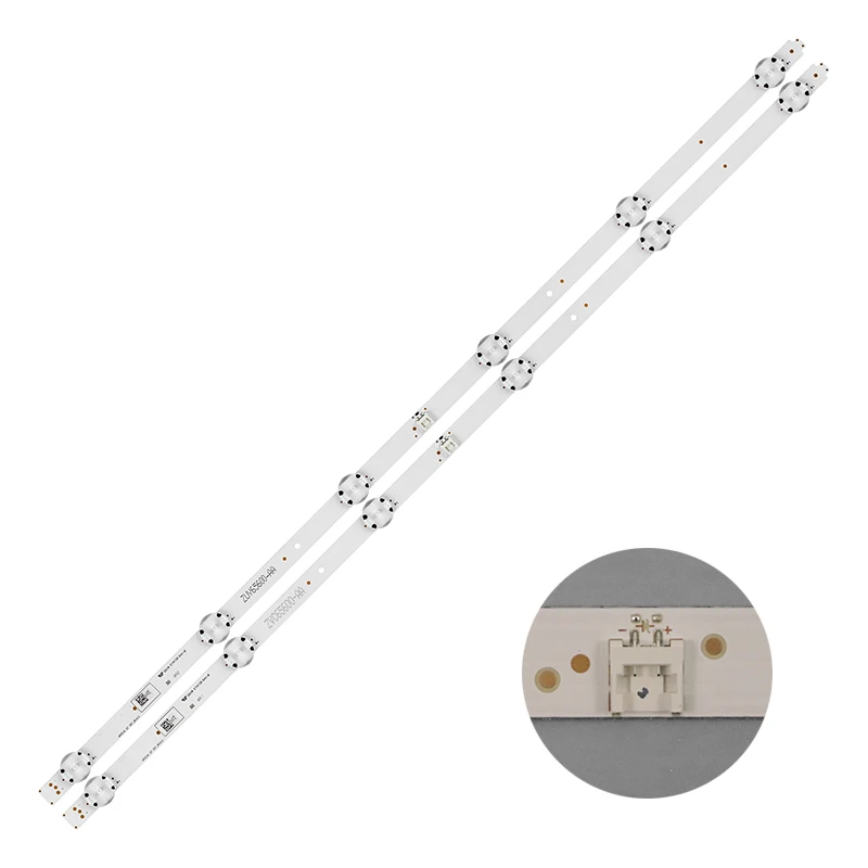 New 2pcs/Kit LED strip GRUNDIG 32 TV 32GFW6728 32GFB7729 32GFB7788 057D32-C42 ZVC65600-AA 32VLE5730 BN 32VLE5900 BG 32VLE5730BN
New 2pcs/Kit LED strip GRUNDIG 32 TV 32GFW6728 32GFB7729 32GFB7788 057D32-C42 ZVC65600-AA 32VLE5730 BN 32VLE5900 BG 32VLE5730BN