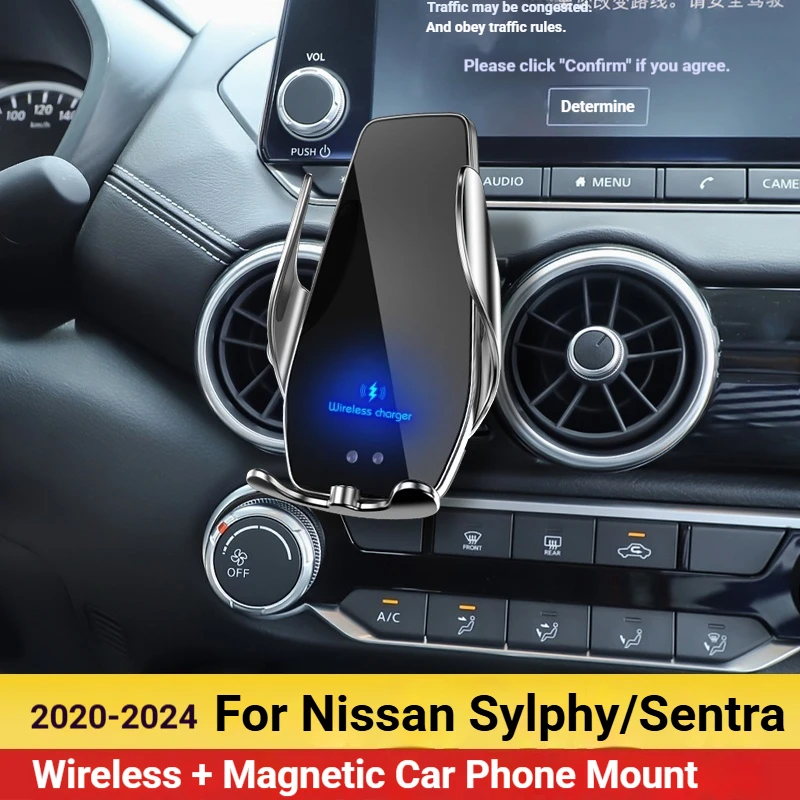 2020-2024 For Nissan Sylphy Mobile Phone Holder Wireless Charger Car Phones Mount Bracket GPS Support
2020-2024 For Nissan Sylphy Mobile Phone Holder Wireless Charger Car Phones Mount Bracket GPS Support
