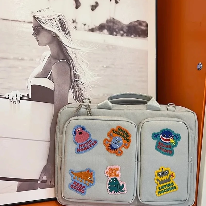 Unique Design Monster Patch Laptop Bag, Crossbody & Handbag for 14" & 16" Laptops, Portable Document Storage Bag
Unique Design Monster Patch Laptop Bag, Crossbody & Handbag for 14" & 16" Laptops, Portable Document Storage Bag