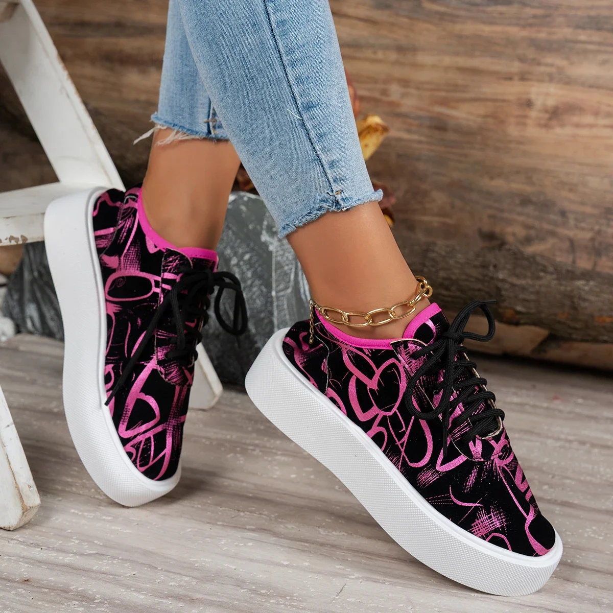 Women Sneakers High Quality Casual Running Shoes Women Outdoor Fashion Skateboarding Platform Sneakers Women Zapatos De Mujer
Women Sneakers High Quality Casual Running Shoes Women Outdoor Fashion Skateboarding Platform Sneakers Women Zapatos De Mujer