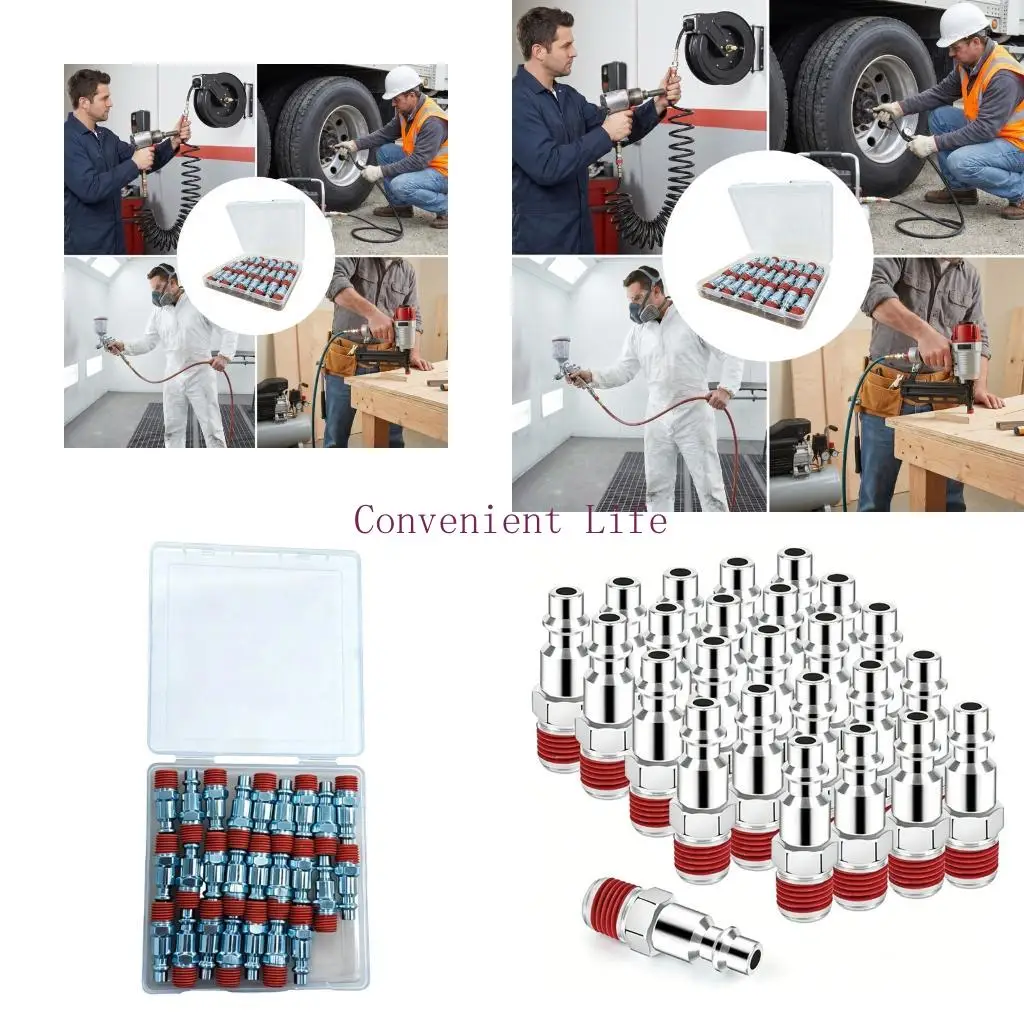 L1EE Quick Install 1/4inch Air Hose Coupling Pneumatic Quick Connector Air Hose Fitting for Industrial Applications
L1EE Quick Install 1/4inch Air Hose Coupling Pneumatic Quick Connector Air Hose Fitting for Industrial Applications