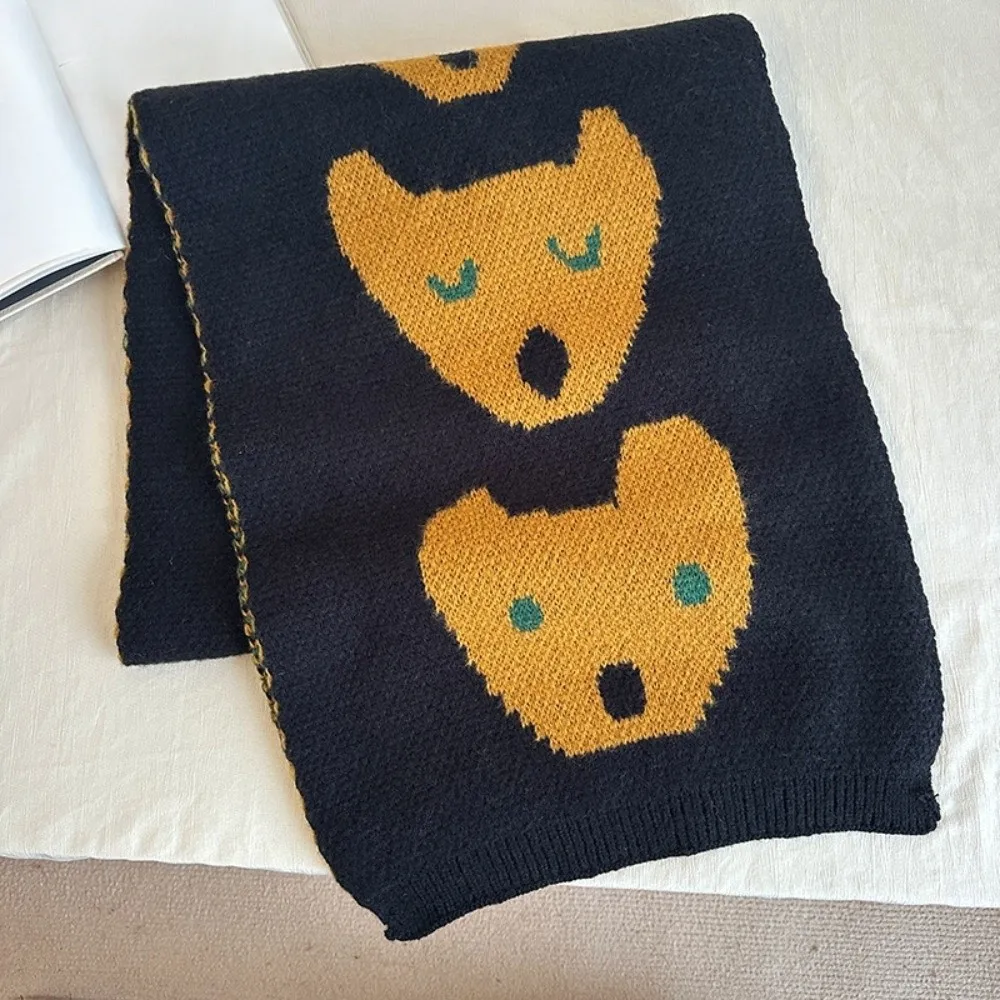 Trendy Lightweight Puppy Pattern Scarf Windproof Korean Style Cashmere Blend Scarf Warm Cute Knitted Shawl Unisex
Trendy Lightweight Puppy Pattern Scarf Windproof Korean Style Cashmere Blend Scarf Warm Cute Knitted Shawl Unisex