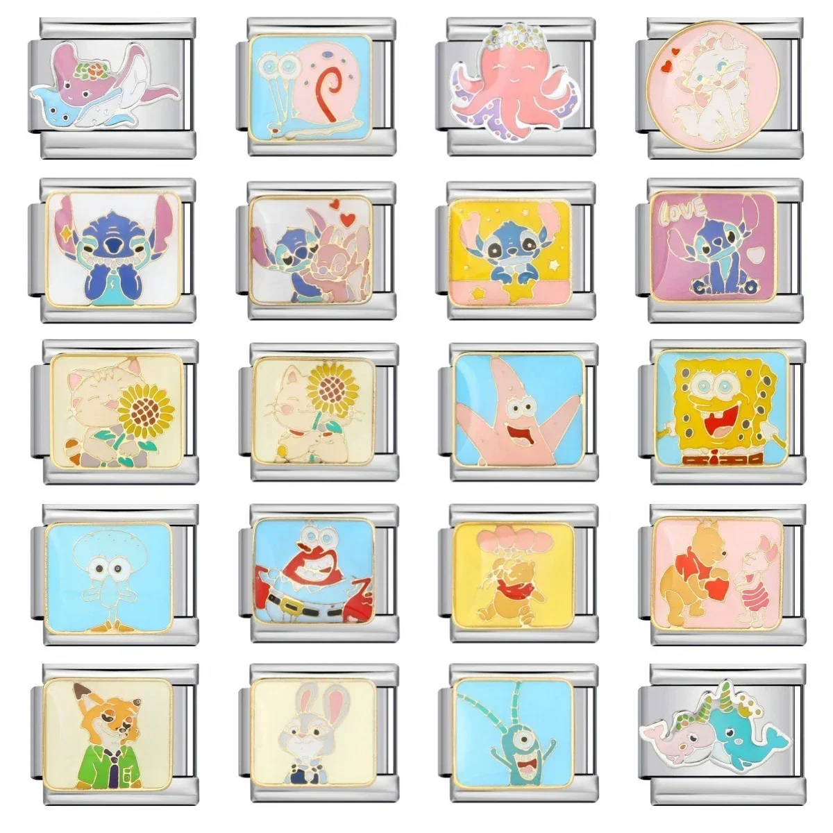 Cartoon Animal Game Series Italian Charm Link Fit 9mm Stainless Steel Bracelets For Woman Children DIY Making Jewelry Wholesale
Cartoon Animal Game Series Italian Charm Link Fit 9mm Stainless Steel Bracelets For Woman Children DIY Making Jewelry Wholesale