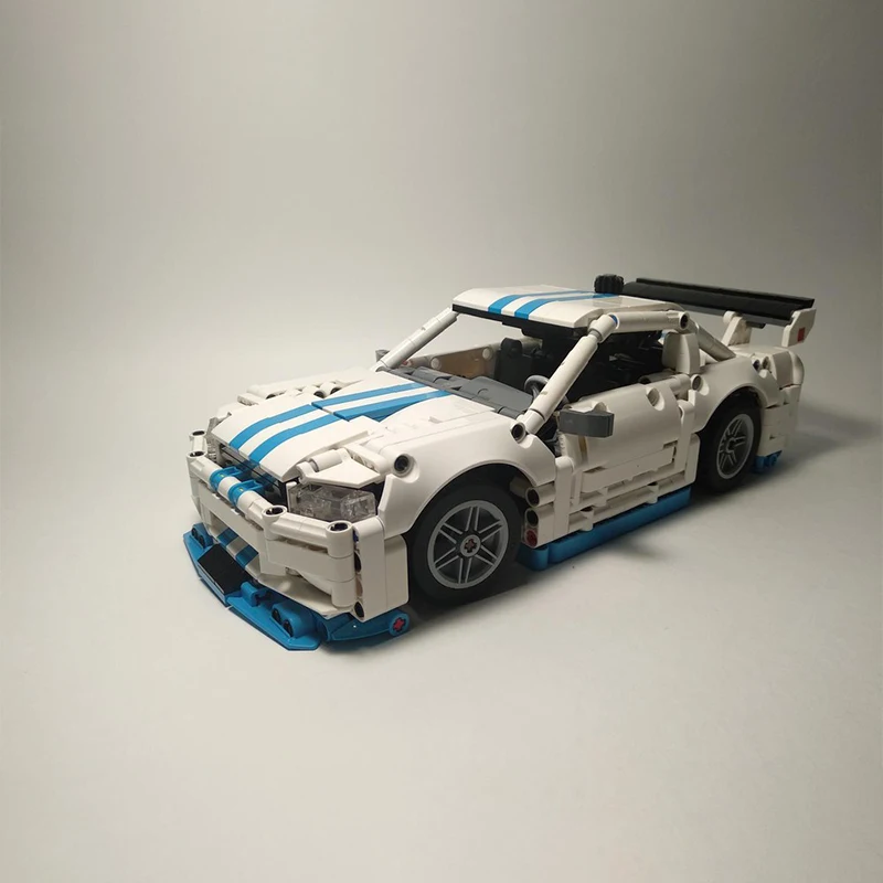 1205 шт. MOC Nissaner Skyline R34 DIY Nissaness Skyline, коллекционное издание, образовательная модель, строительные блоки, игрушки на день рождения, подарок
1205 шт. MOC Nissaner Skyline R34 DIY Nissaness Skyline, коллекционное издание, образовательная модель, строительные блоки, игрушки на день рождения, подарок