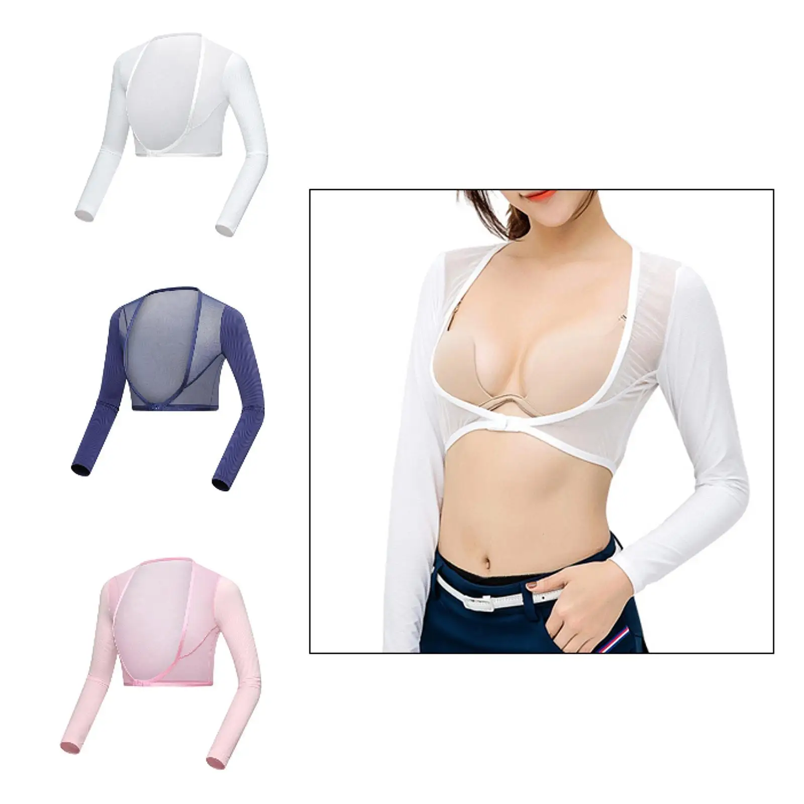 Ледяной шелк, базовый слой, топ с длинными рукавами, удобная быстросохнущая спортивная одежда с длинными рукавами для уличных гольфистов, велоспорта, фитнеса, спорта
Ледяной шелк, базовый слой, топ с длинными рукавами, удобная быстросохнущая спортивная одежда с длинными рукавами для уличных гольфистов, велоспорта, фитнеса, спорта