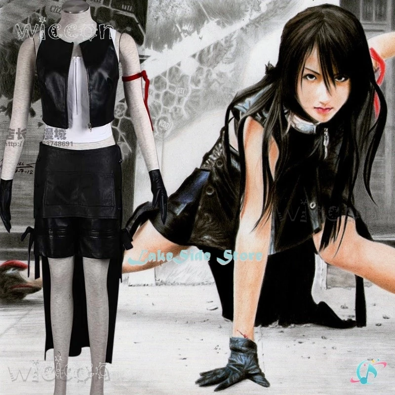 Final FF7 Fantasy Tifa Lockhart Cosplay Sexy Costume Wig Black Suit Vest Belt Adult Women Girls Wig Halloween Anime Outfit Game
Final FF7 Fantasy Tifa Lockhart Cosplay Sexy Costume Wig Black Suit Vest Belt Adult Women Girls Wig Halloween Anime Outfit Game