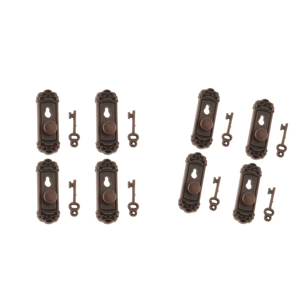 DIY Miniature Door Handle Lock and Key Kit Metal Dollhouse Hardware Accessories 1 12 Vintage Style
DIY Miniature Door Handle Lock and Key Kit Metal Dollhouse Hardware Accessories 1 12 Vintage Style