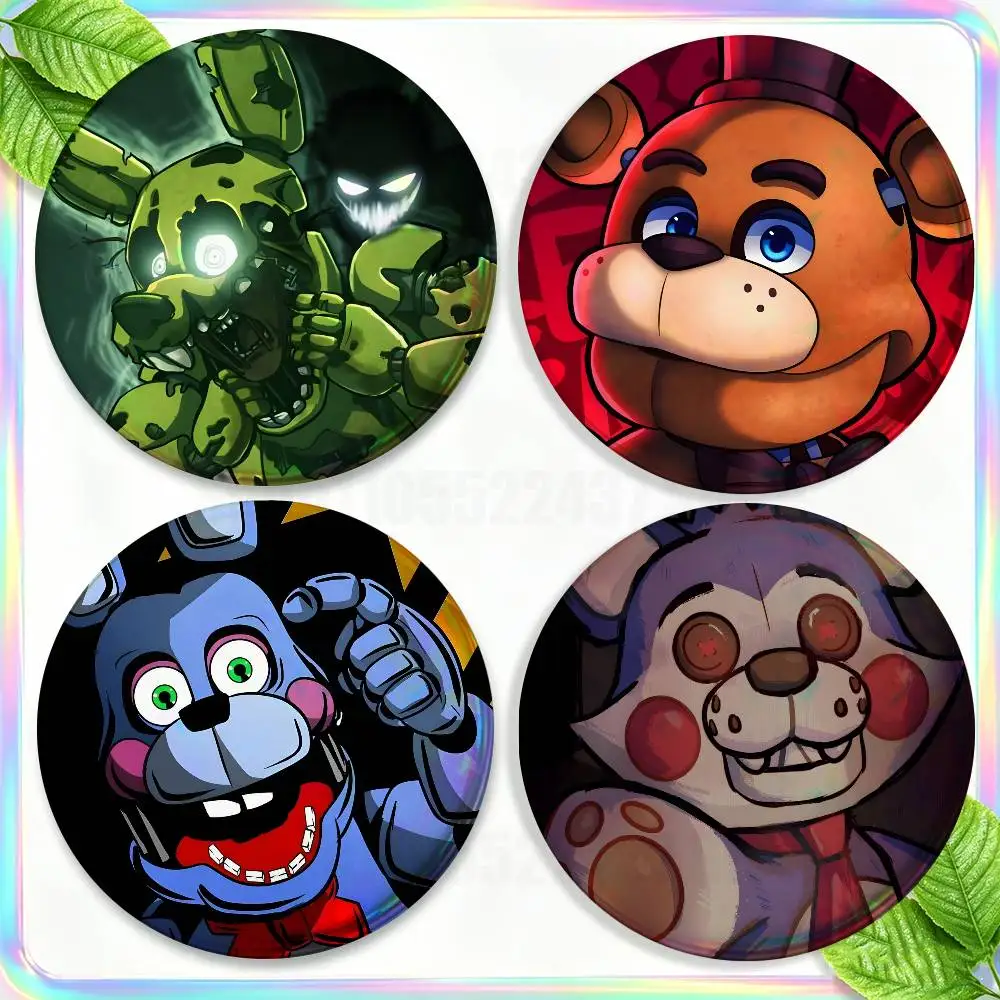 Five N-Nights AT F-FreddyS 2-piece set Pins Backpack Clothes Jewelry Accessories Round Brooch Button Badge Fans Collection Gifts
Five N-Nights AT F-FreddyS 2-piece set Pins Backpack Clothes Jewelry Accessories Round Brooch Button Badge Fans Collection Gifts