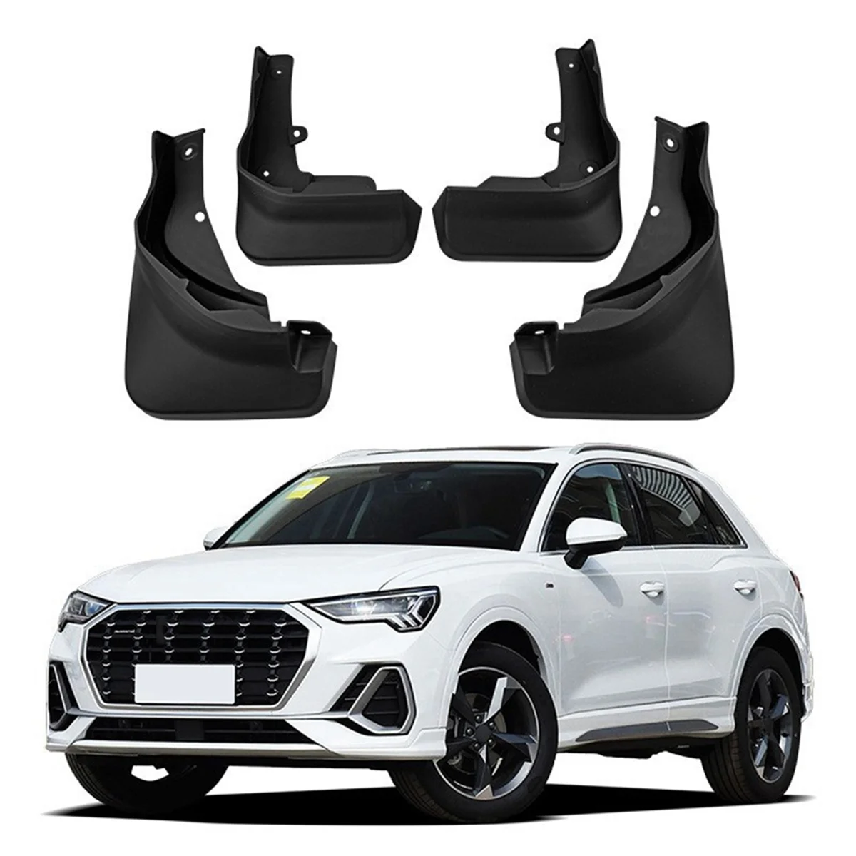Автомобильные брызговики для Audi Q3 Sport 2019-2023, брызговики на крыло, брызговики, аксессуарыHUG
Автомобильные брызговики для Audi Q3 Sport 2019-2023, брызговики на крыло, брызговики, аксессуарыHUG