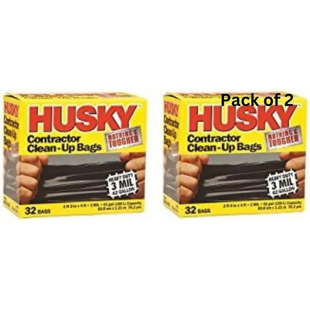 42-Gallon Heavy-Duty Clean-Up Bags, 32-Pack
42-Gallon Heavy-Duty Clean-Up Bags, 32-Pack