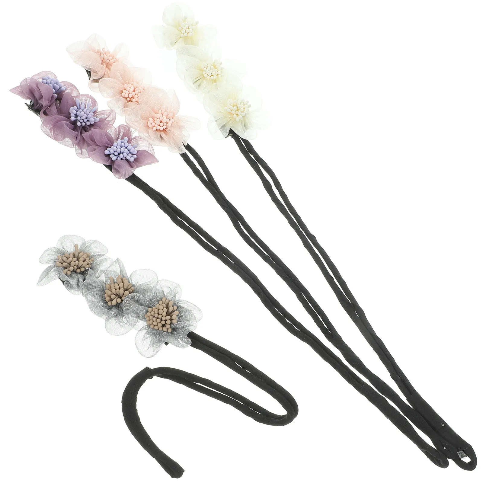 4Pcs Flower Hair Bun Makers Mesh Yarn Hair Buns Styling Tools Elegant Donut Bun Ties Gift for Women Teens Special Occasions
4Pcs Flower Hair Bun Makers Mesh Yarn Hair Buns Styling Tools Elegant Donut Bun Ties Gift for Women Teens Special Occasions