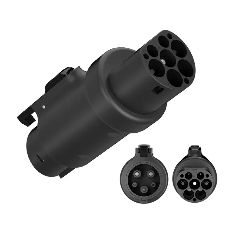 Car Accessories Ev Charger Adapter 7 Hole Ev Charging Connector Black 16A/32A Type2 To Type1 J1772 Ev Adapter
Car Accessories Ev Charger Adapter 7 Hole Ev Charging Connector Black 16A/32A Type2 To Type1 J1772 Ev Adapter