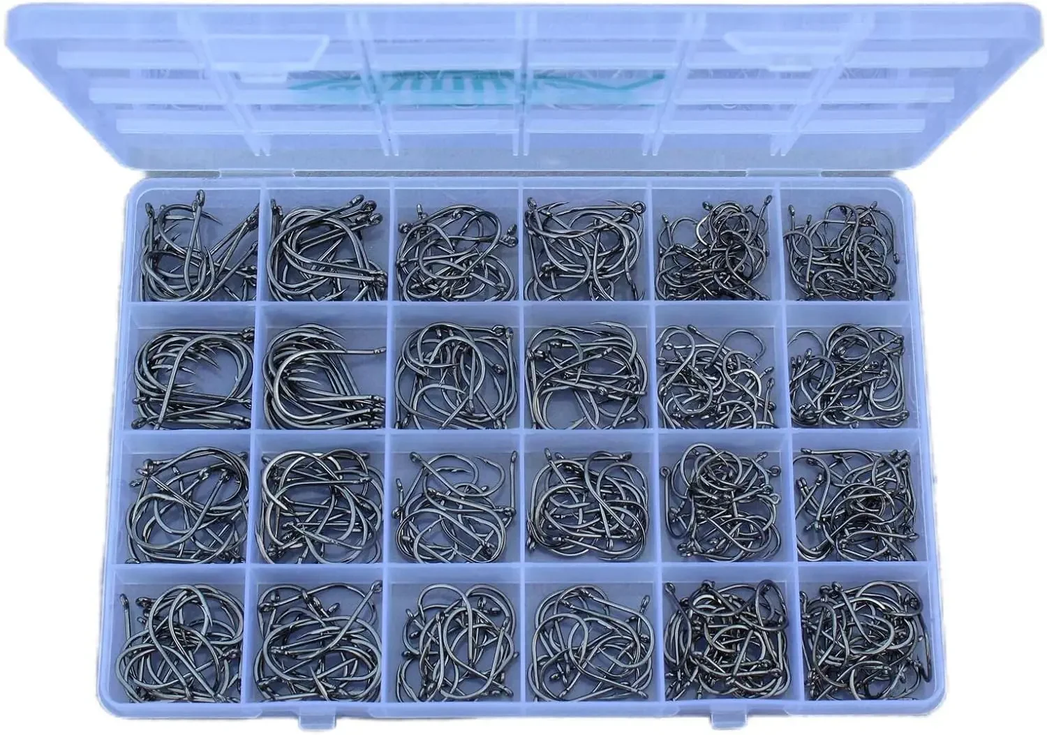 400pcs Fishing Hooks Set, High Carbon Steel, Freshwater Saltwater, Bulk Assorted Sizes
400pcs Fishing Hooks Set, High Carbon Steel, Freshwater Saltwater, Bulk Assorted Sizes