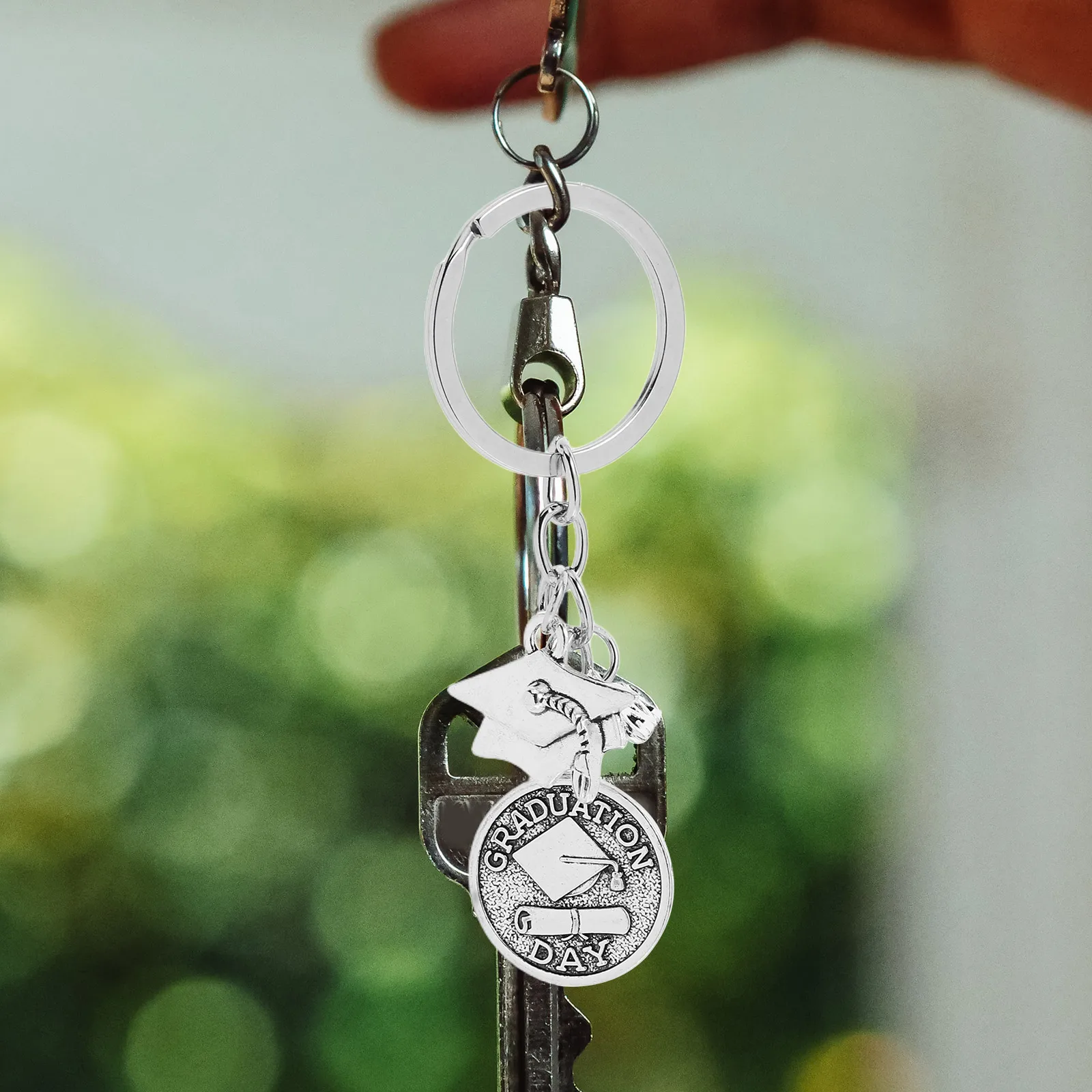 Graduation Keychain College Decorations European Fashion Silver Zinc Alloy Lanyard Keychains
Graduation Keychain College Decorations European Fashion Silver Zinc Alloy Lanyard Keychains
