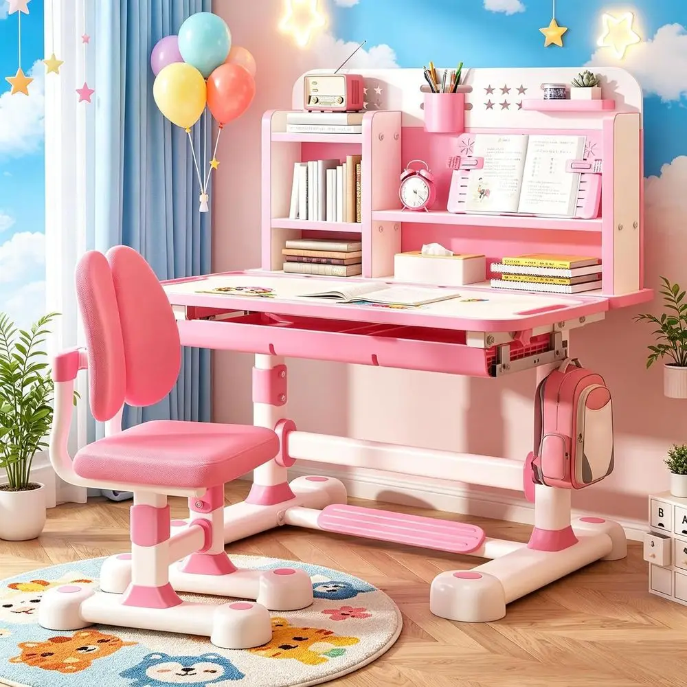 Kids unctional Desk and Chair Set, Study Desk or Children with Chairs, Kids Desk and Chair Set,Height Adjustable Children School
Kids unctional Desk and Chair Set, Study Desk or Children with Chairs, Kids Desk and Chair Set,Height Adjustable Children School