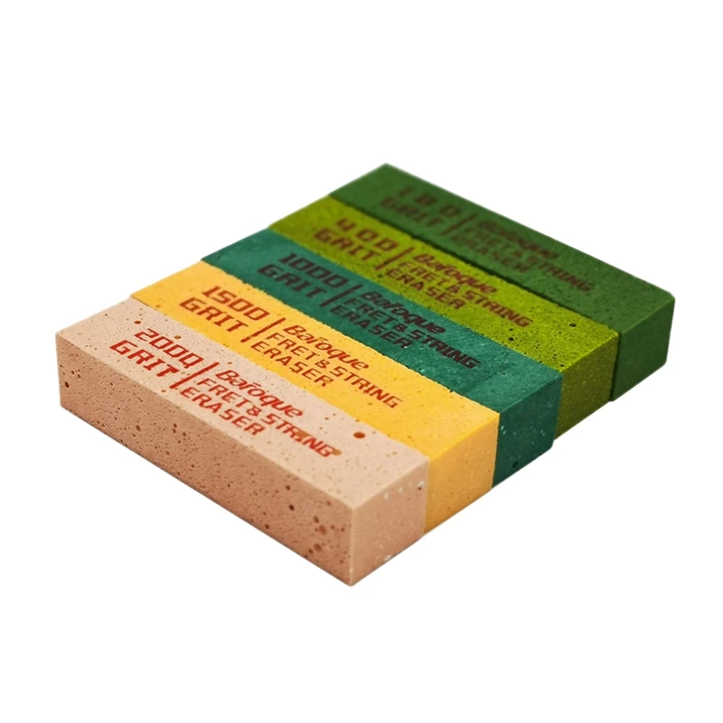 ABJX New Baroque Set Of 5 Fret Erasers Grits, Guitar Fret Polishing Abrasive Rubber Blocks Tool
ABJX New Baroque Set Of 5 Fret Erasers Grits, Guitar Fret Polishing Abrasive Rubber Blocks Tool