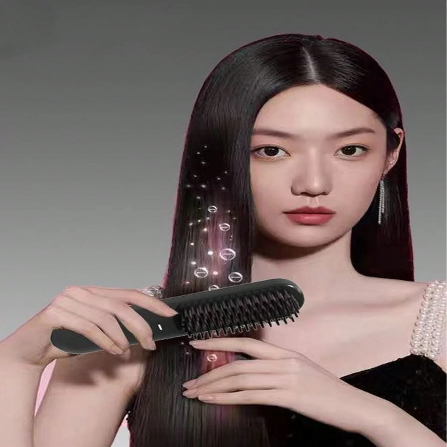 Wireless Ionic Straightening Comb, Dual-Use For Wet & Dry Hair, USB Rechargeable, Portable Hair Curling Wand Tool
Wireless Ionic Straightening Comb, Dual-Use For Wet & Dry Hair, USB Rechargeable, Portable Hair Curling Wand Tool