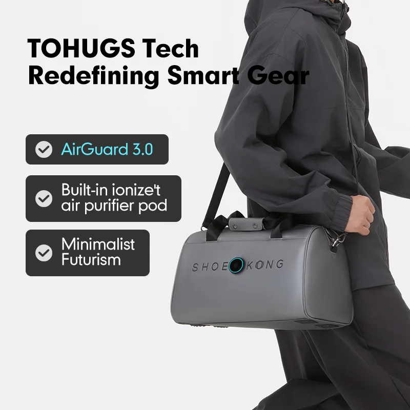 TOHUGS Fashion smart Sport Bag Ion Purification 21L Waterproof Sports Bag Fitness & Travel Essentials Multifunctional Storage Sp
TOHUGS Fashion smart Sport Bag Ion Purification 21L Waterproof Sports Bag Fitness & Travel Essentials Multifunctional Storage Sp