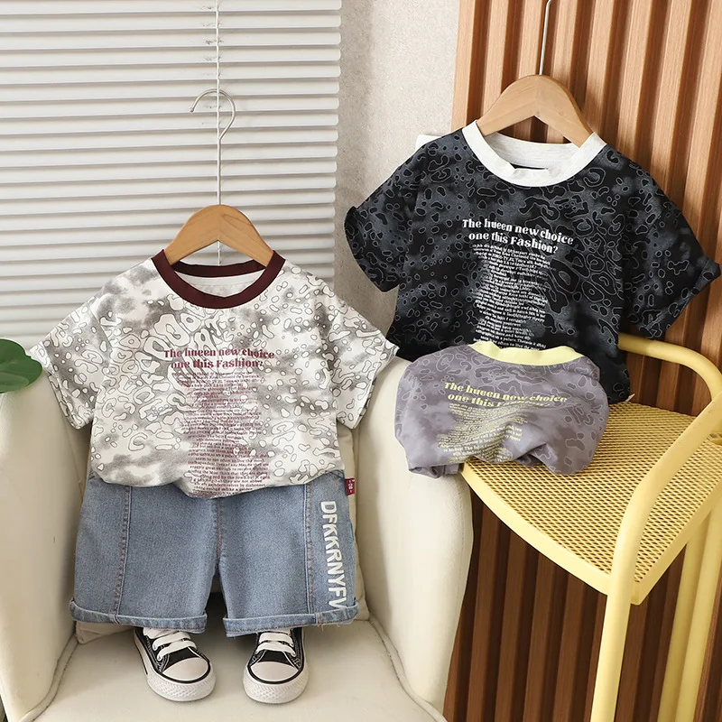 Модные детские шорты с короткими рукавами, комплекты летней детской одежды, костюм для маленьких мальчиков, хлопковая модная футболка + шорты, комплект из 2 предметов для мальчиков
Модные детские шорты с короткими рукавами, комплекты летней детской одежды, костюм для маленьких мальчиков, хлопковая модная футболка + шорты, комплект из 2 предметов для мальчиков