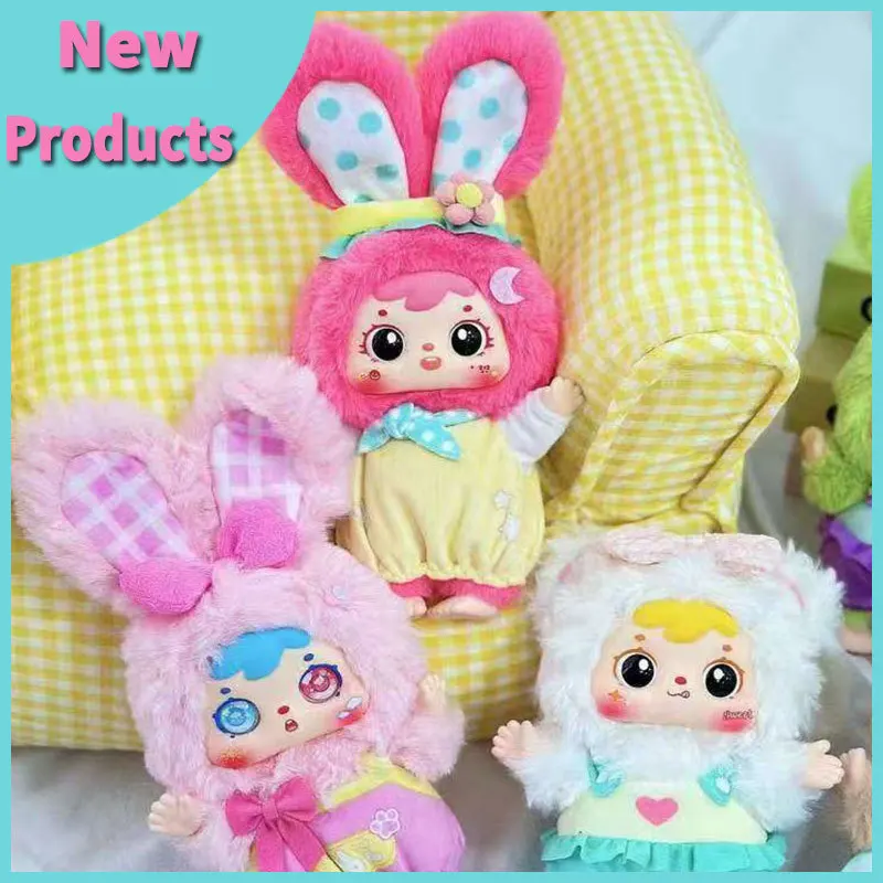 Три маленьких животных: маленький медвежонок и маленький кролик, серия Happy Picnic, плюшевые слепые коробки, модные фигурки, милые мультяшные куклы 
Три маленьких животных: маленький медвежонок и маленький кролик, серия Happy Picnic, плюшевые слепые коробки, модные фигурки, милые мультяшные куклы