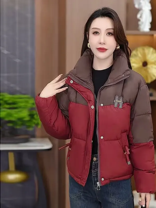 Женская утепленная хлопковая куртка-пуховик Tagkita: модная, теплая, свободного кроя, на молнии, для зимы
Женская утепленная хлопковая куртка-пуховик Tagkita: модная, теплая, свободного кроя, на молнии, для зимы