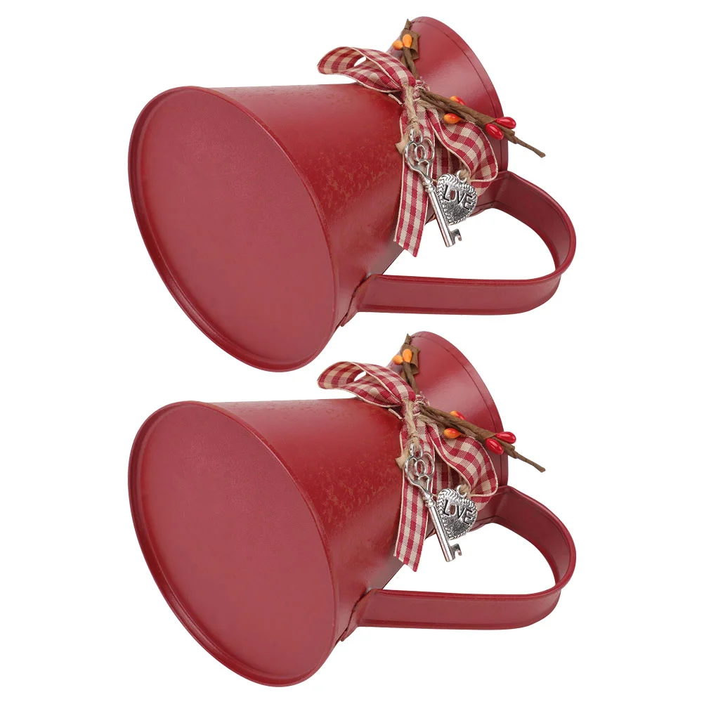 2 Pcs Tin Bucket Flower Pot Decorative Iron for Home Kitchen Tabletop Office Wedding Photo Props Versatile Use Country
2 Pcs Tin Bucket Flower Pot Decorative Iron for Home Kitchen Tabletop Office Wedding Photo Props Versatile Use Country