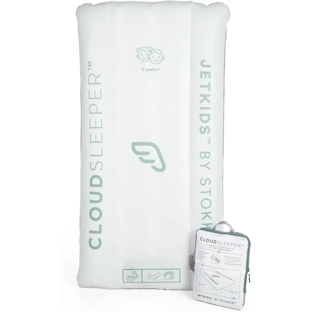 JetKids by CloudSleeper - Kids Iatable Travel Bed - with Integrated Pump, Breathable Mesh Cover & ull-Length Bumpers to Keep You
JetKids by CloudSleeper - Kids Iatable Travel Bed - with Integrated Pump, Breathable Mesh Cover & ull-Length Bumpers to Keep You