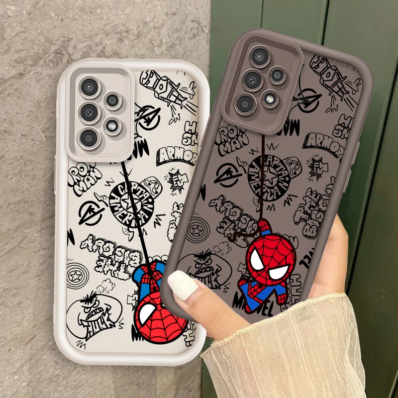 Marvel Cartoon Cute Characters For Samsung A73 A71 A54 A53 A52 A51 A33 A32 A21S A14 A13 A12 A03 A04 A05 5G Eye Ladder Cover
Marvel Cartoon Cute Characters For Samsung A73 A71 A54 A53 A52 A51 A33 A32 A21S A14 A13 A12 A03 A04 A05 5G Eye Ladder Cover