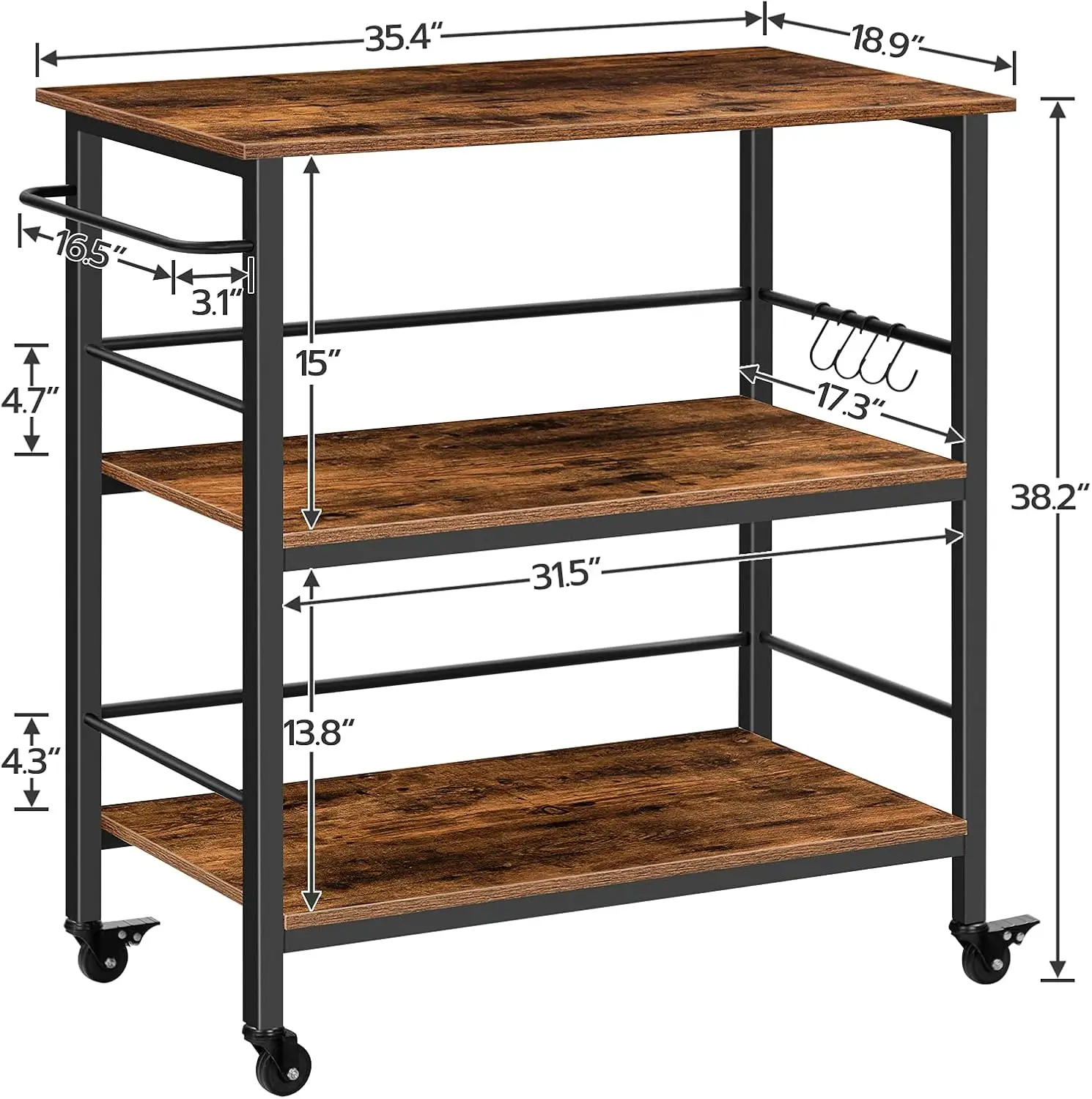 Кухонный остров с местом для хранения, Промышленная кухонная стойка с крючками и боковыми корпусами, 3-х уровневая кухонная тележка, Прямые продажи с фабрики
Кухонный остров с местом для хранения, Промышленная кухонная стойка с крючками и боковыми корпусами, 3-х уровневая кухонная тележка, Прямые продажи с фабрики