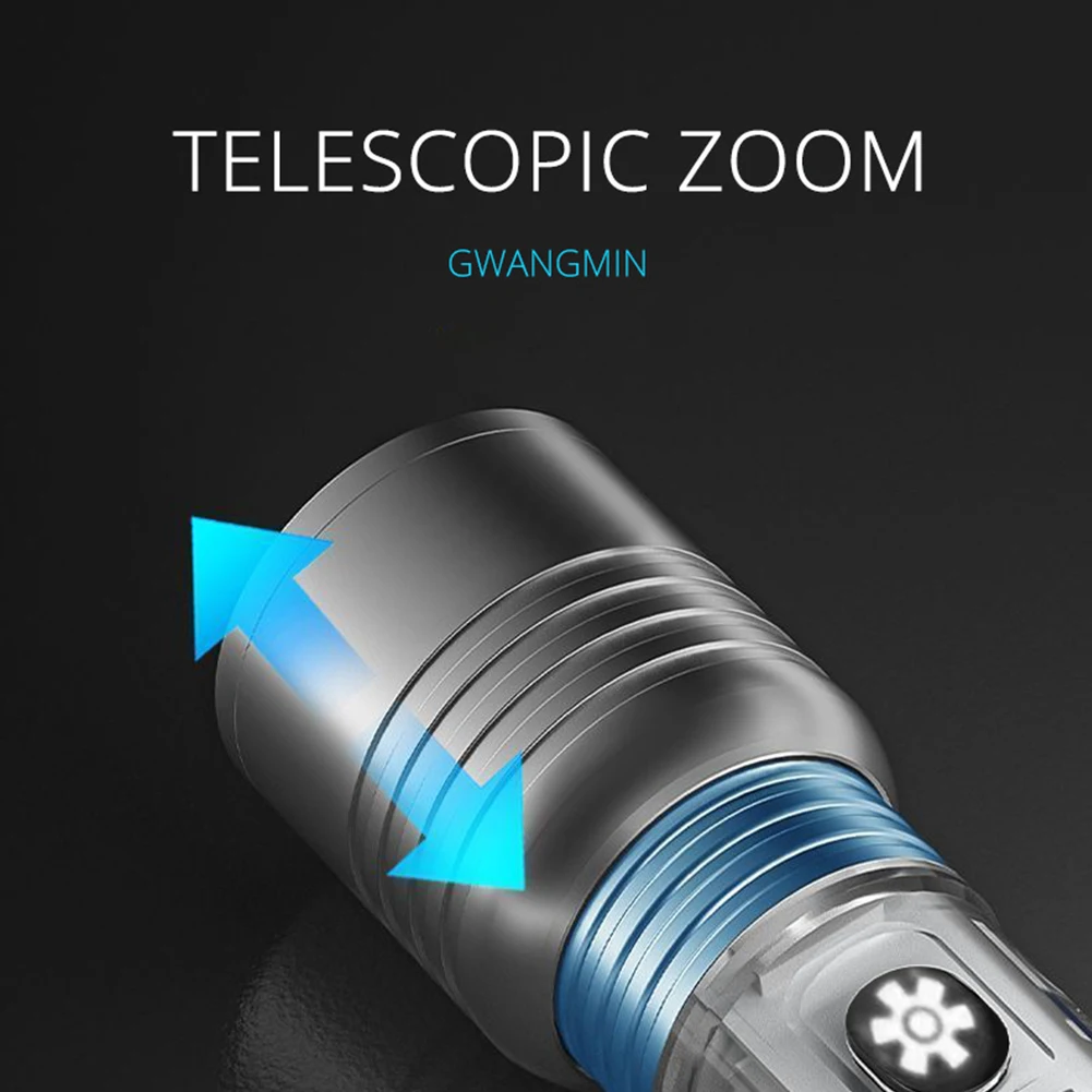 XHP50 LED Flashlight 500mAh 800LM Torch Lamp Type-C USB Rechargeable Waterproof
XHP50 LED Flashlight 500mAh 800LM Torch Lamp Type-C USB Rechargeable Waterproof