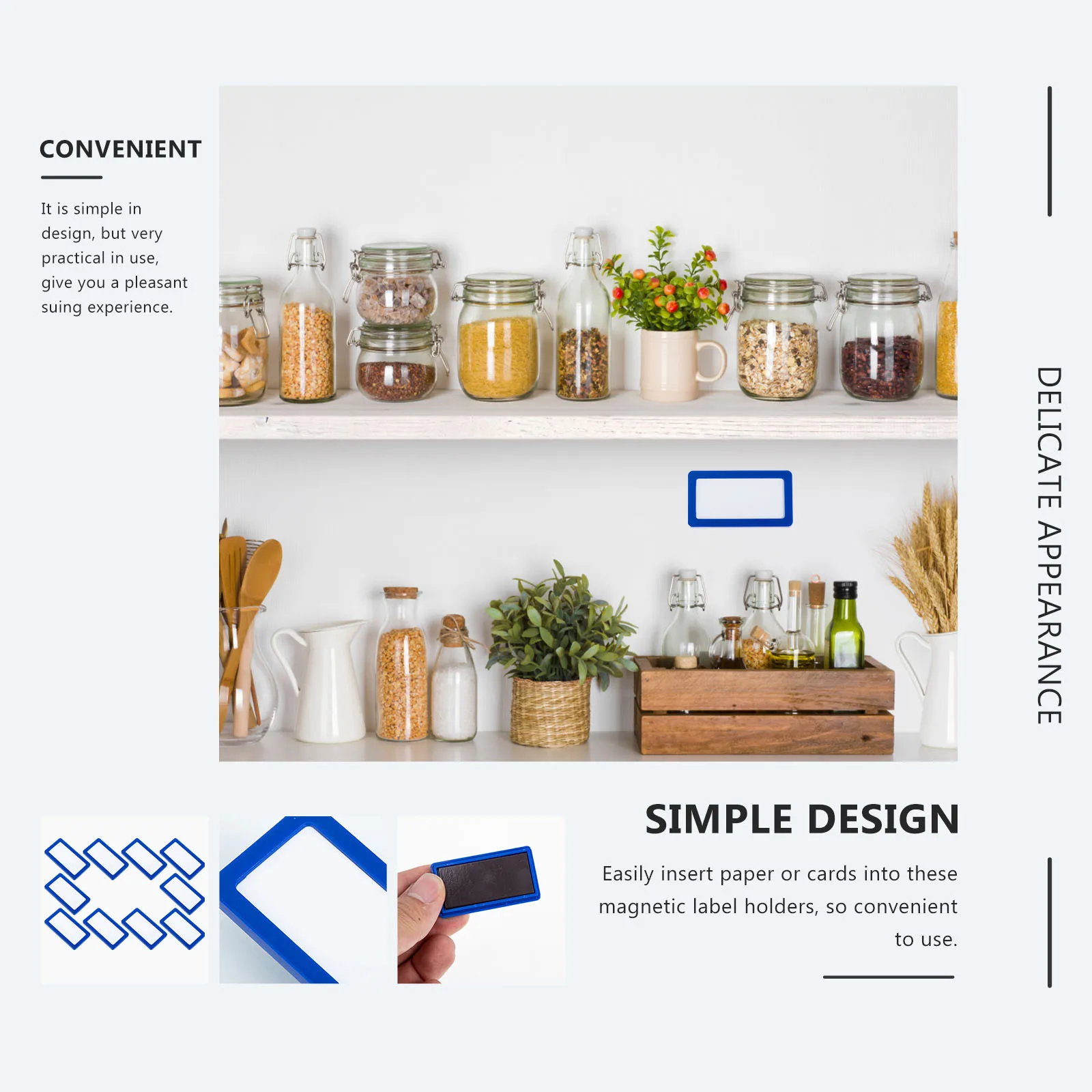 10Pcs Magnetic Label Holders Clear Magnetic Name Tags for Metal Surface Whiteboard Shelf Storage Bin Labels File Labels
10Pcs Magnetic Label Holders Clear Magnetic Name Tags for Metal Surface Whiteboard Shelf Storage Bin Labels File Labels