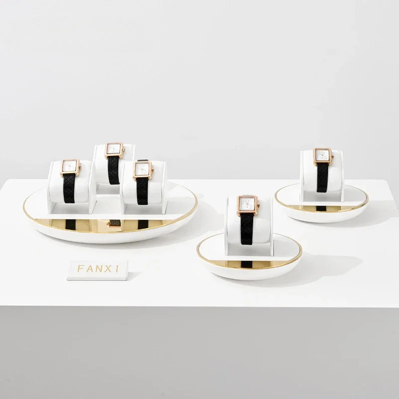 Luxury jewelry display props, high-end PU leather rings, necklaces, watches, counter display shelves
Luxury jewelry display props, high-end PU leather rings, necklaces, watches, counter display shelves