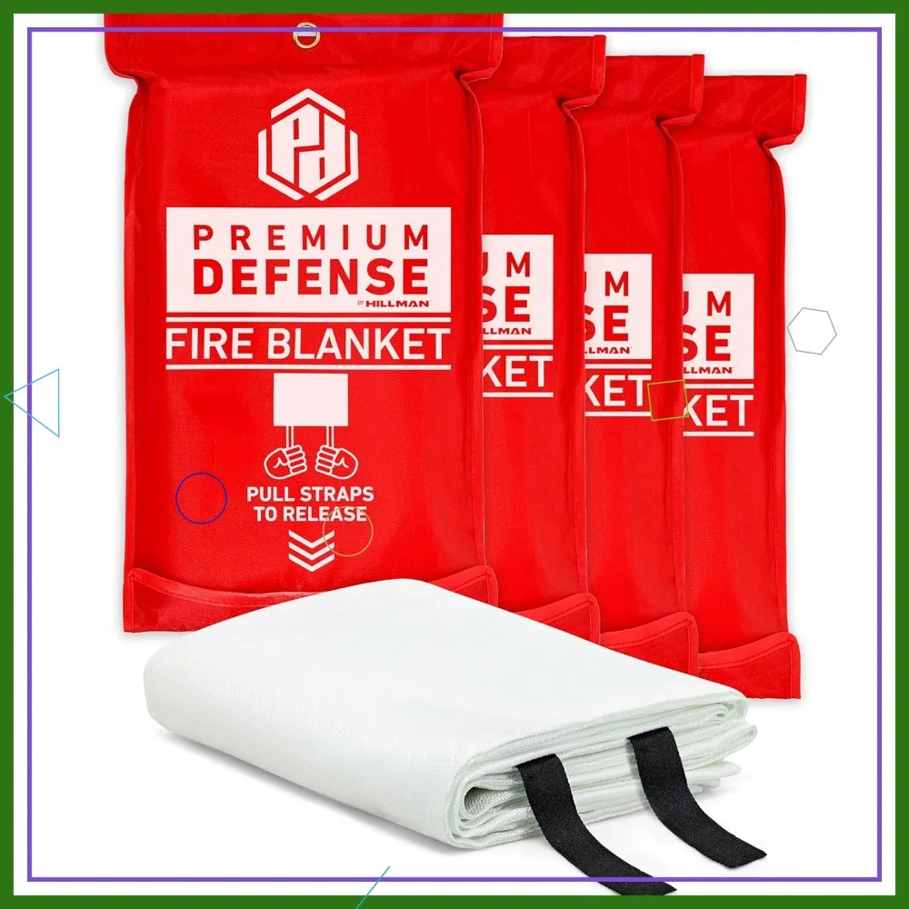 Premium Defense Fire Blanket, Emergency Fire Blanket, Fire Extinguisher, Flame Suppression, Fiberglass
Premium Defense Fire Blanket, Emergency Fire Blanket, Fire Extinguisher, Flame Suppression, Fiberglass
