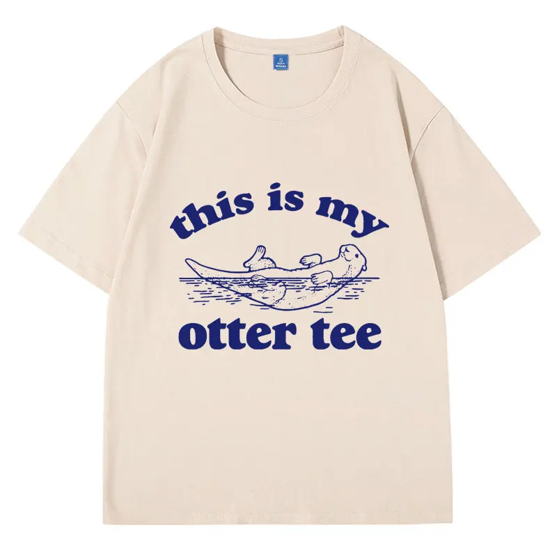 Funny This Ls My Otter Vintage T Shirt Men Women Fashion Casual Oversized Short Sleeves T Shirts Unisex Cartoon Cute T-shirts
Funny This Ls My Otter Vintage T Shirt Men Women Fashion Casual Oversized Short Sleeves T Shirts Unisex Cartoon Cute T-shirts