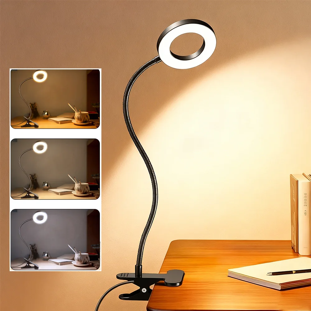 Настольная лампа для чтения, кровать с регулируемой яркостью, 3 режима и 10 уровней затемнения, USB-зажимные лампы 360° ° Гибкий зажим для книги
Настольная лампа для чтения, кровать с регулируемой яркостью, 3 режима и 10 уровней затемнения, USB-зажимные лампы 360° ° Гибкий зажим для книги