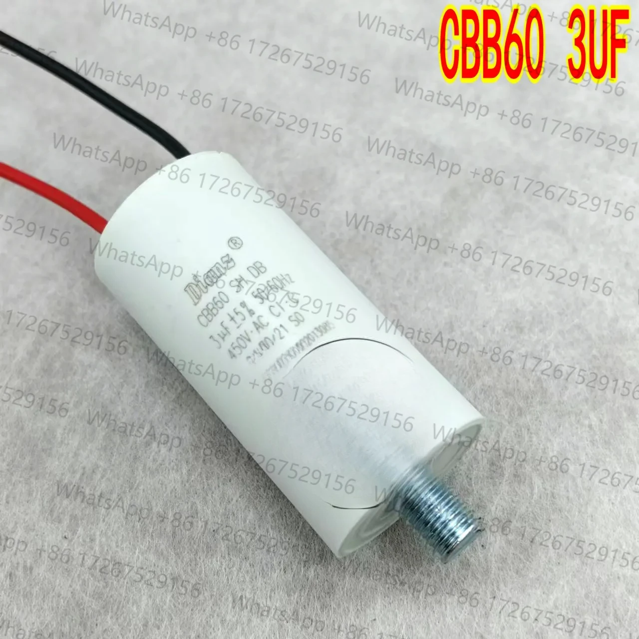 2pcs Dianz CBB60 450V1UF/1.5UF/2UF/2.5UF/3UF 500V Screw lead starting capacitor
2pcs Dianz CBB60 450V1UF/1.5UF/2UF/2.5UF/3UF 500V Screw lead starting capacitor