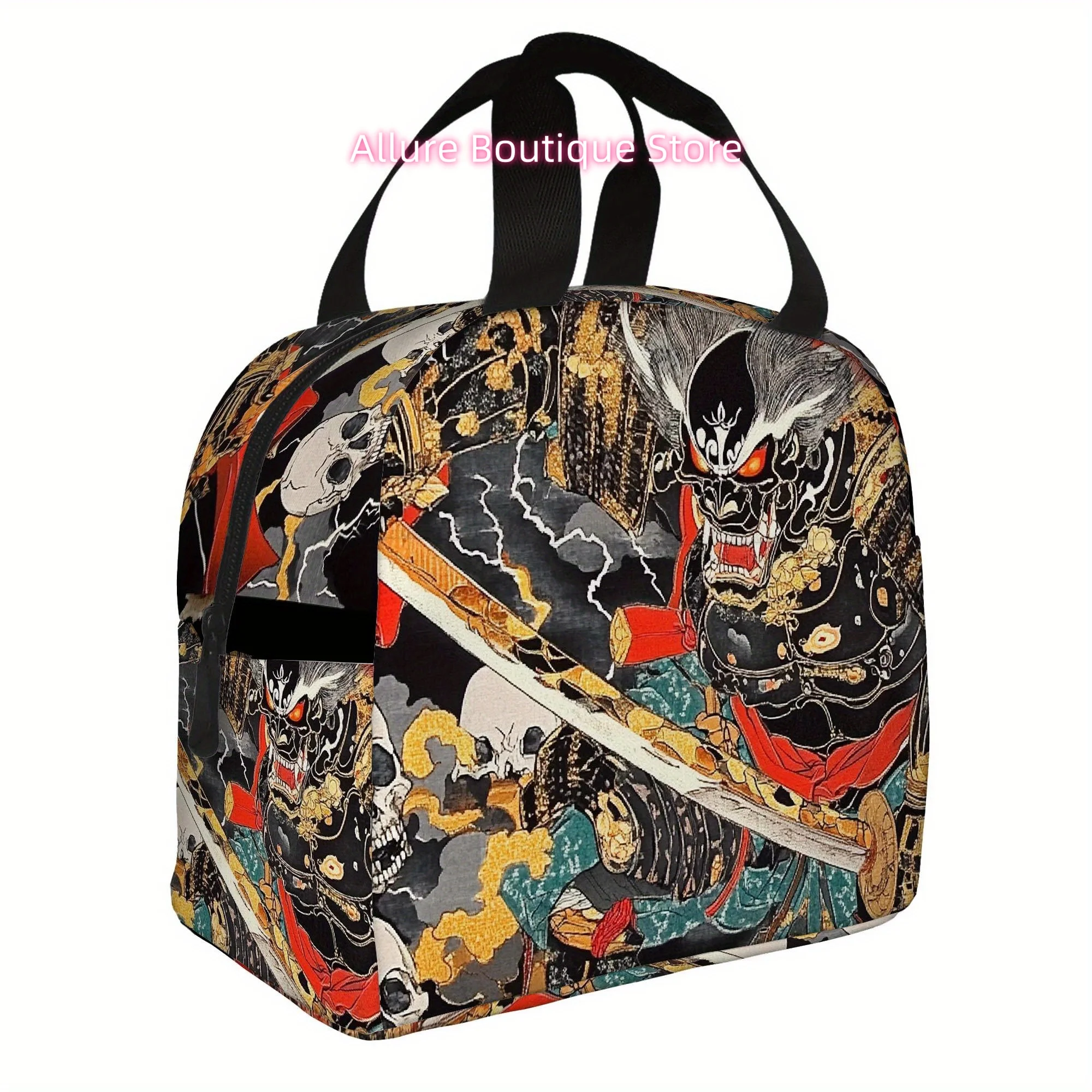 1pc a Thermal Bag Featuring a Samurai Warrior Design with Skulls And Lightning. This Insulated Bag Is Not Intended for Food Cont
1pc a Thermal Bag Featuring a Samurai Warrior Design with Skulls And Lightning. This Insulated Bag Is Not Intended for Food Cont