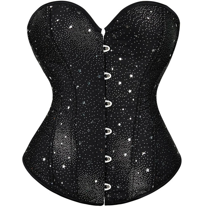Simple Elegant Corset Overbust No Laciness Bustier Plastic Boned Korsett For Women Jacquard Floral Outfit Korset
Simple Elegant Corset Overbust No Laciness Bustier Plastic Boned Korsett For Women Jacquard Floral Outfit Korset
