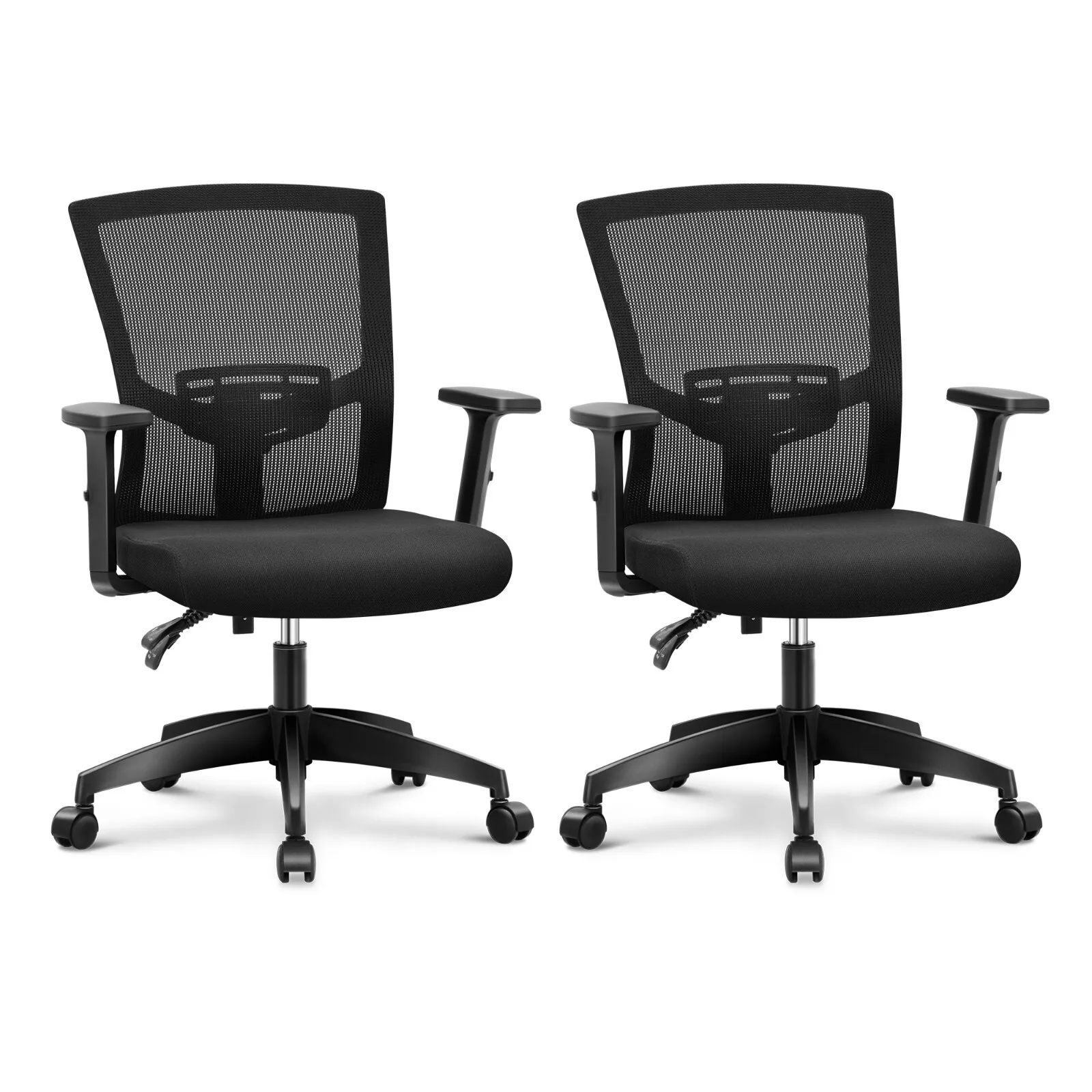 2 Piece Office Chair Ergonomic Home Desk Chair Computer Chair Mid Back Swivel
2 Piece Office Chair Ergonomic Home Desk Chair Computer Chair Mid Back Swivel