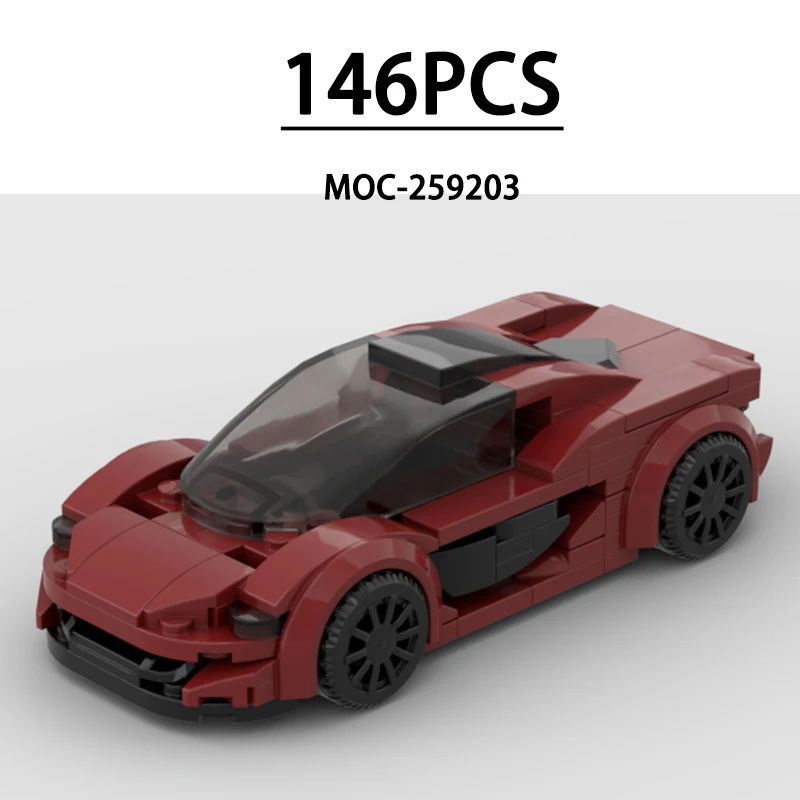 Конструктор MOC-259203: Модель гоночного суперкара, 146 деталей, подарок для детей на День рождения, Рождество и Новый год
Конструктор MOC-259203: Модель гоночного суперкара, 146 деталей, подарок для детей на День рождения, Рождество и Новый год