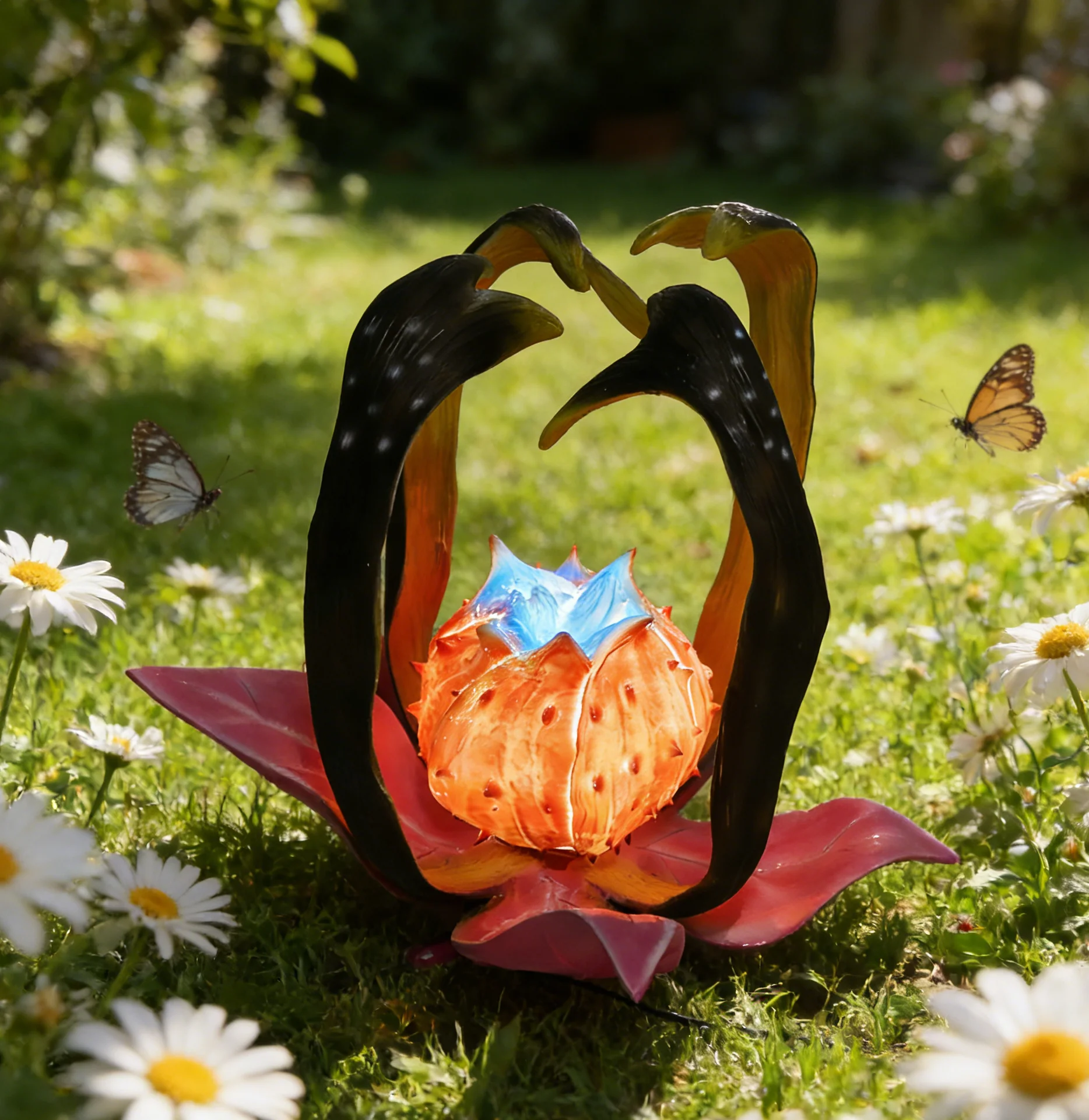 Outdoor Garden Lights Waterproof Four Leaf Strange Flower Lights Simulated Flowers Decoration Lights for Patio Yard Garden
Outdoor Garden Lights Waterproof Four Leaf Strange Flower Lights Simulated Flowers Decoration Lights for Patio Yard Garden