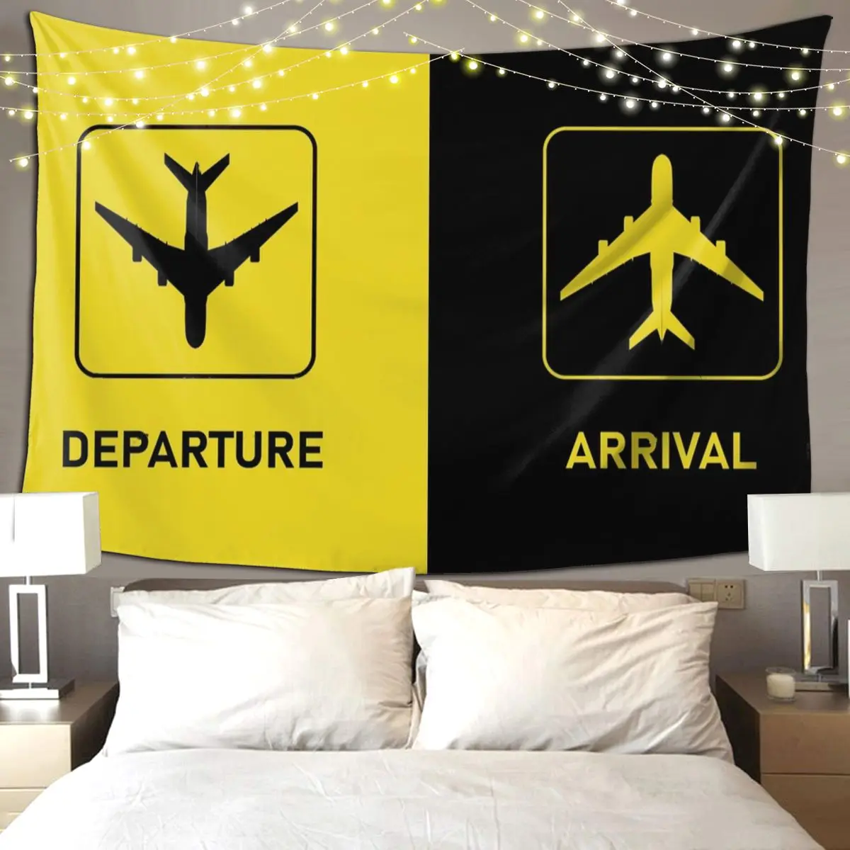 Aviation Arrival Departure Tapestry Hippie Wall Hanging Aesthetic Home Decoration Tapestries for Living Room Bedroom Dorm Room
Aviation Arrival Departure Tapestry Hippie Wall Hanging Aesthetic Home Decoration Tapestries for Living Room Bedroom Dorm Room