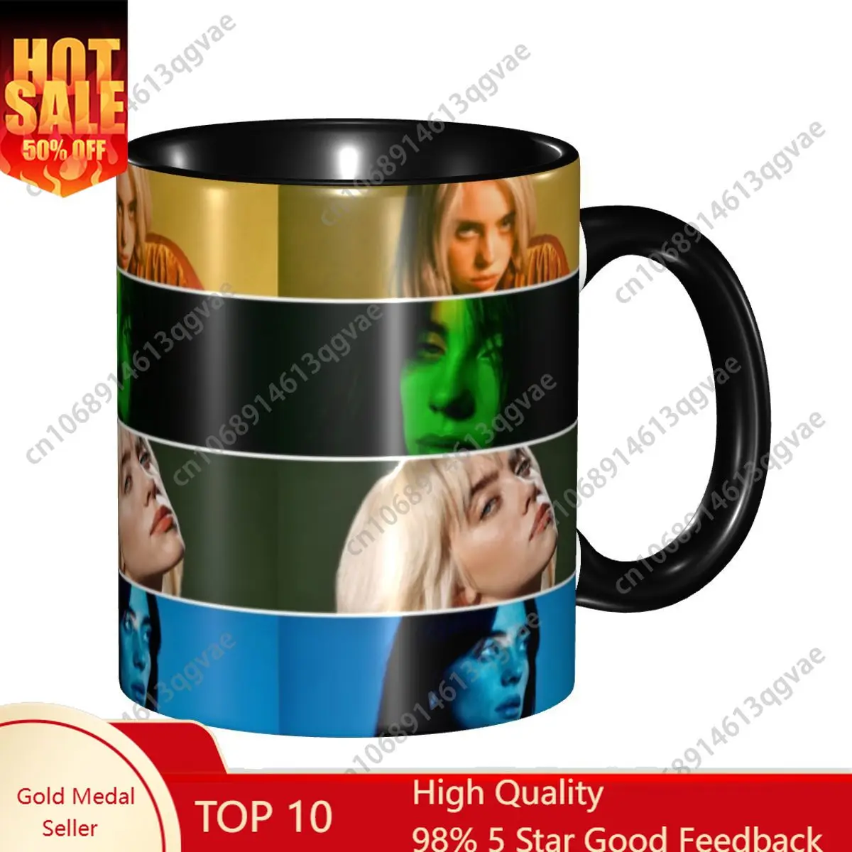 Singer Music Billies Eilishs Mugs Personalized Ceramic Coffee Mug Cup Creative Gift
Singer Music Billies Eilishs Mugs Personalized Ceramic Coffee Mug Cup Creative Gift
