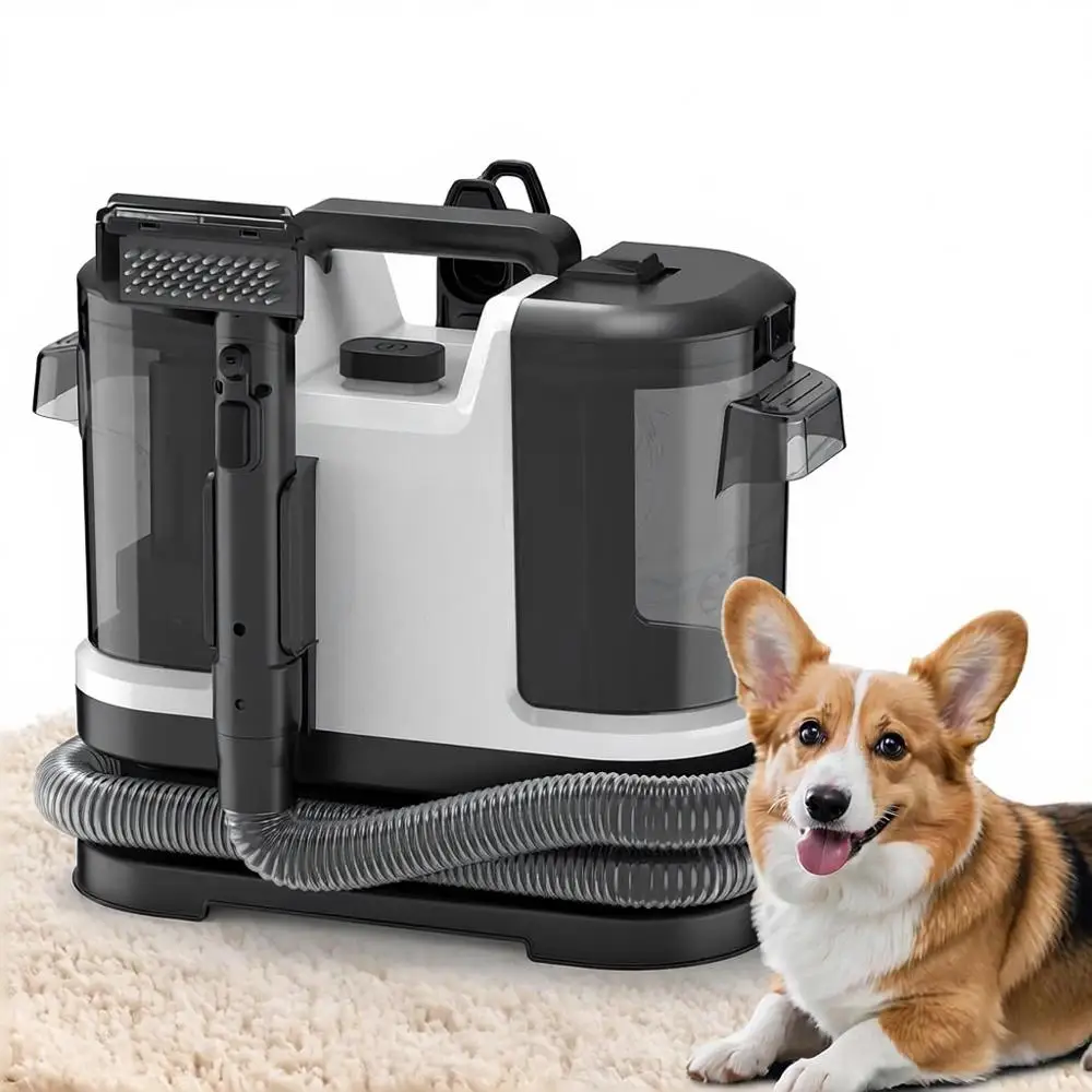Portable Deep Cleaner for Carpets, Upholstery, and Rugs - Stain Removal, Pet & Family Friendly, 120V
Portable Deep Cleaner for Carpets, Upholstery, and Rugs - Stain Removal, Pet & Family Friendly, 120V