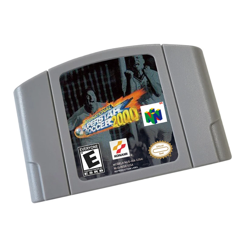 International Superstar Soccer 2000 64 Bit Video Game Cartridge For US And EU Version Game Console
International Superstar Soccer 2000 64 Bit Video Game Cartridge For US And EU Version Game Console
