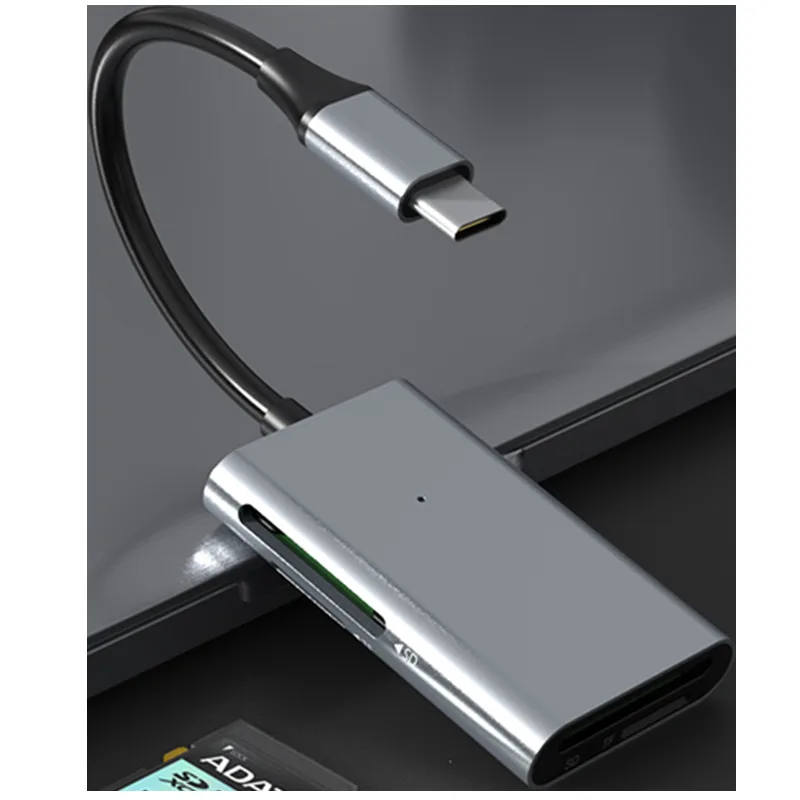 UTHAI CR368 Laptop Accessories Type-C Multifunctional SD/TF4.0 Card Reader Dual Drive Letter Phone 4-in-1 High Speed Card Reader
UTHAI CR368 Laptop Accessories Type-C Multifunctional SD/TF4.0 Card Reader Dual Drive Letter Phone 4-in-1 High Speed Card Reader