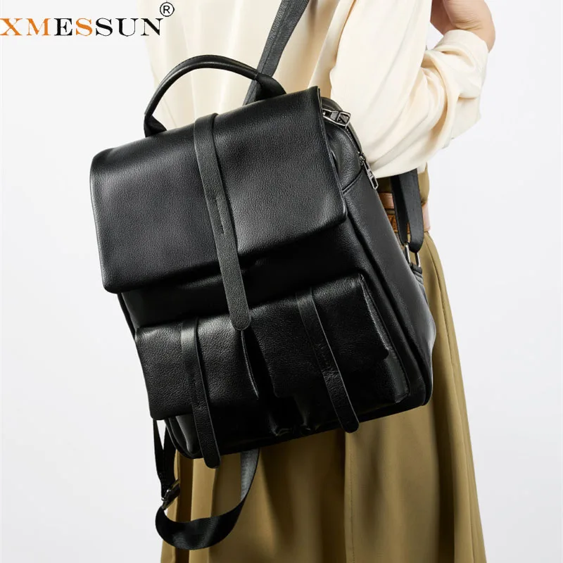XMESSUN New Trendy Soft Leather Backpack Bag for Women,Europe and America Fashion Design Large-capacity Travel Backpack Bag
XMESSUN New Trendy Soft Leather Backpack Bag for Women,Europe and America Fashion Design Large-capacity Travel Backpack Bag