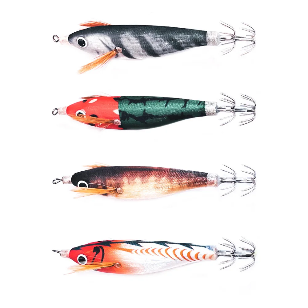 2PCS Fishing Lure Artificial Squid Hook Horizontal Fishing Bait 70mm Wood Shrimp Cuttlefish Hard Bait for Cuttlefish Sea Fishing
2PCS Fishing Lure Artificial Squid Hook Horizontal Fishing Bait 70mm Wood Shrimp Cuttlefish Hard Bait for Cuttlefish Sea Fishing