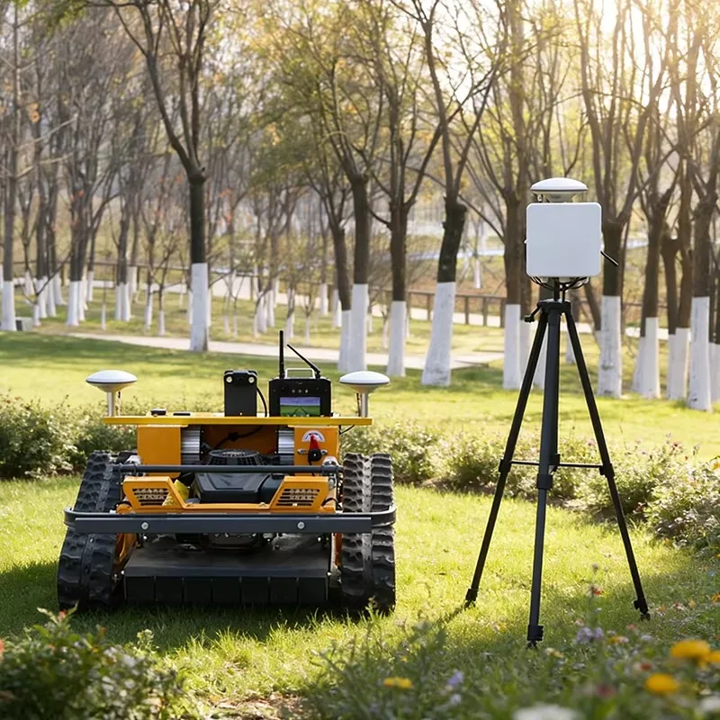 Customized remote-controlled lawn mower for large farms, tracked type, zero-rotation high-efficiency grass crusher
Customized remote-controlled lawn mower for large farms, tracked type, zero-rotation high-efficiency grass crusher